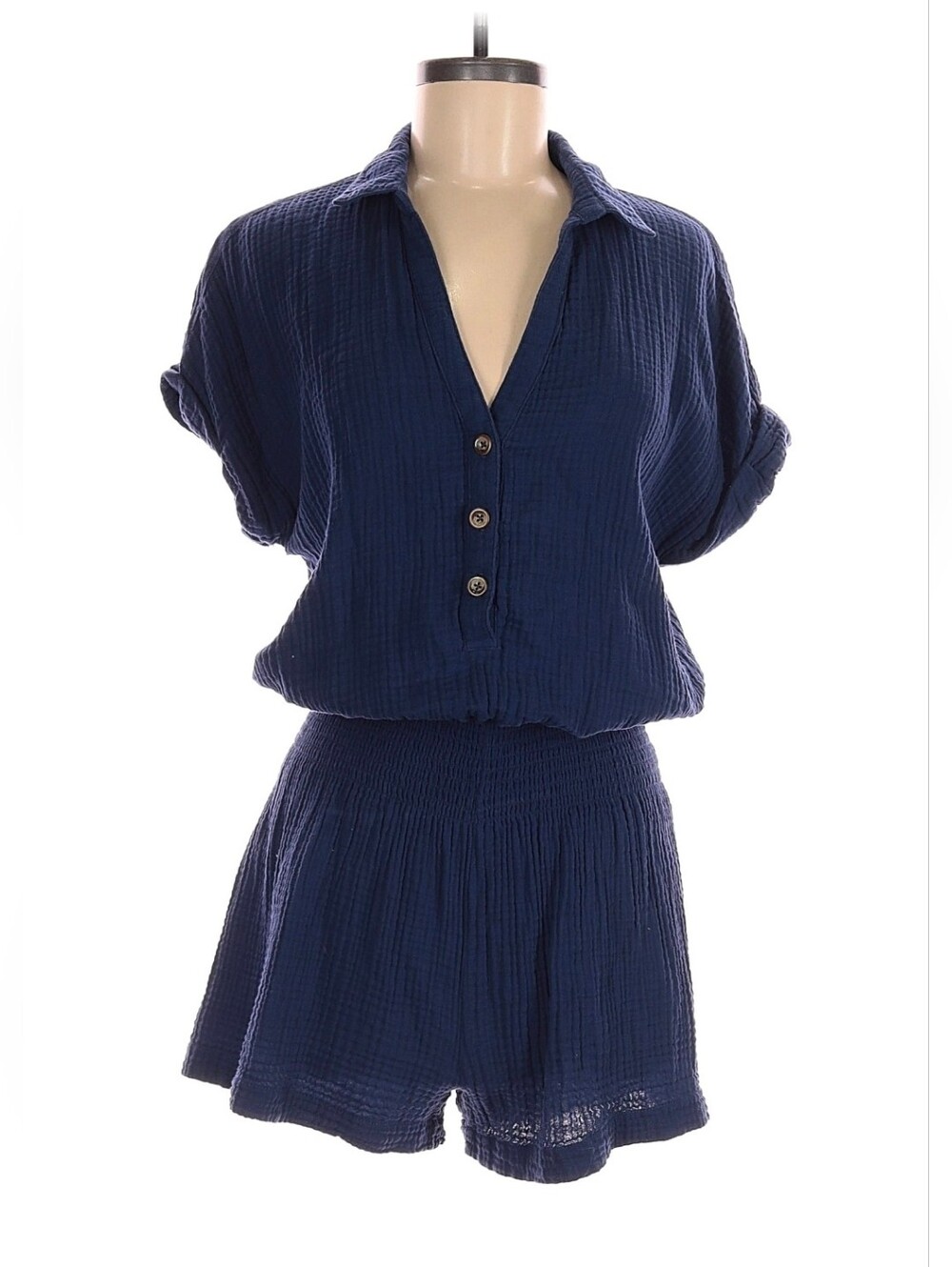 Z Supply Navy Blue Lightweight Romper